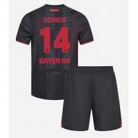 Otroški Nogometni dresi Bayer Leverkusen Patrik Schick #14 Domači 2025-26 Kratek Rokav (+ Kratke hlače)